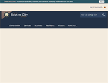 Tablet Screenshot of bossiercity.org